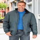Fleece-Lined Bomber Jacket image number null
