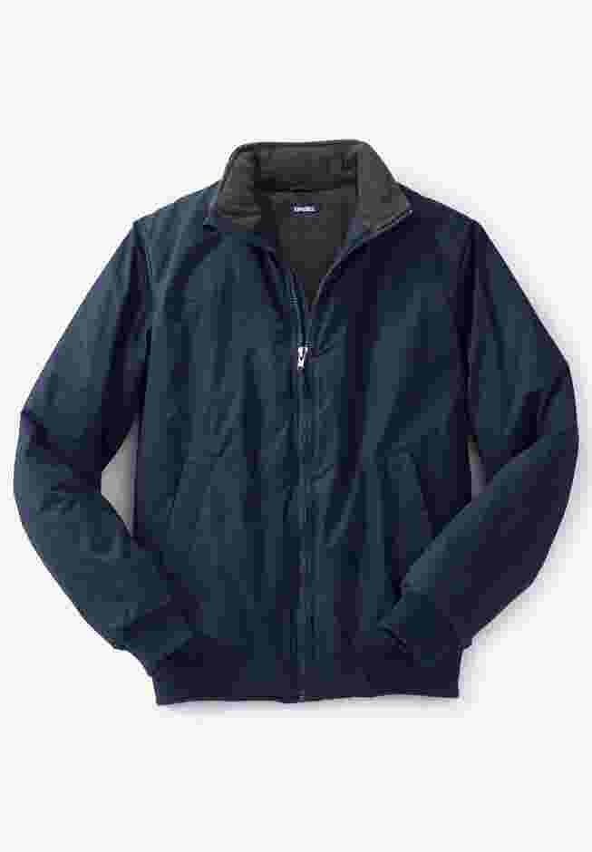 Fleece-Lined Bomber Jacket image number 0