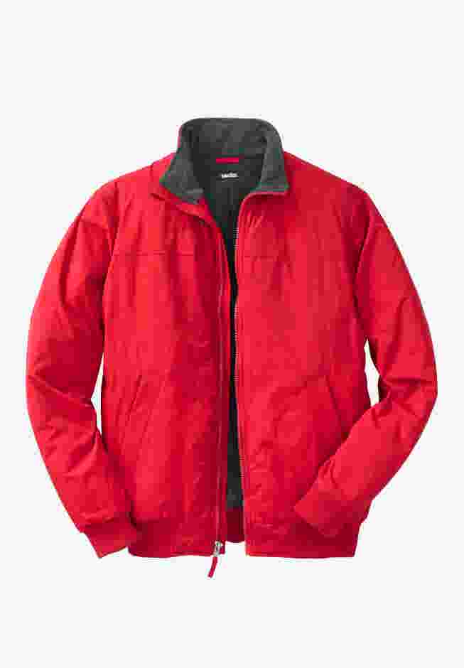 Fleece-Lined Bomber Jacket image number 0