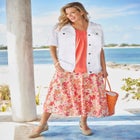 Short-Sleeve Denim Jacket image number null