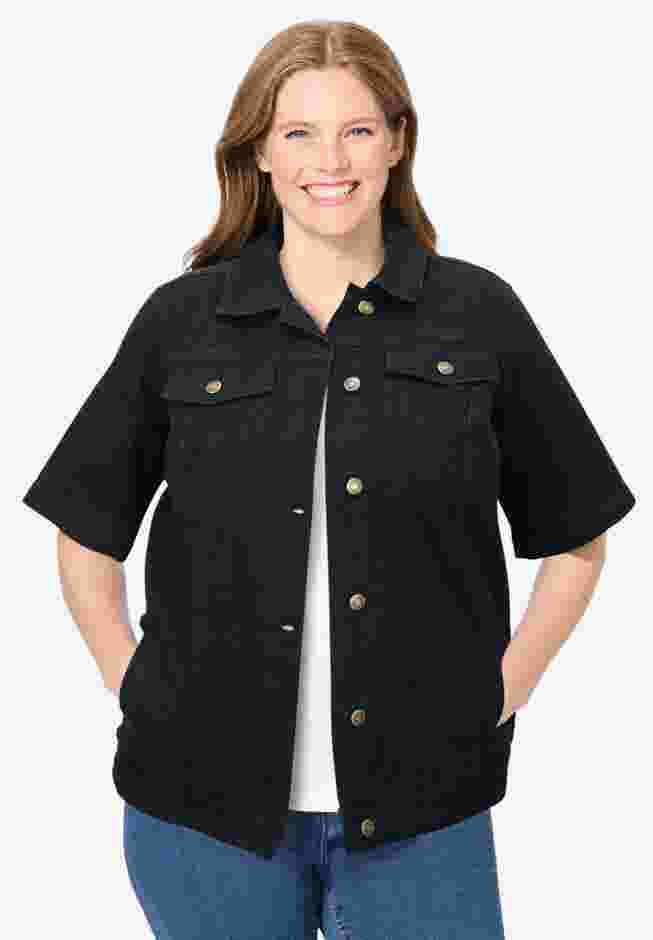 Short-Sleeve Denim Jacket image number 0