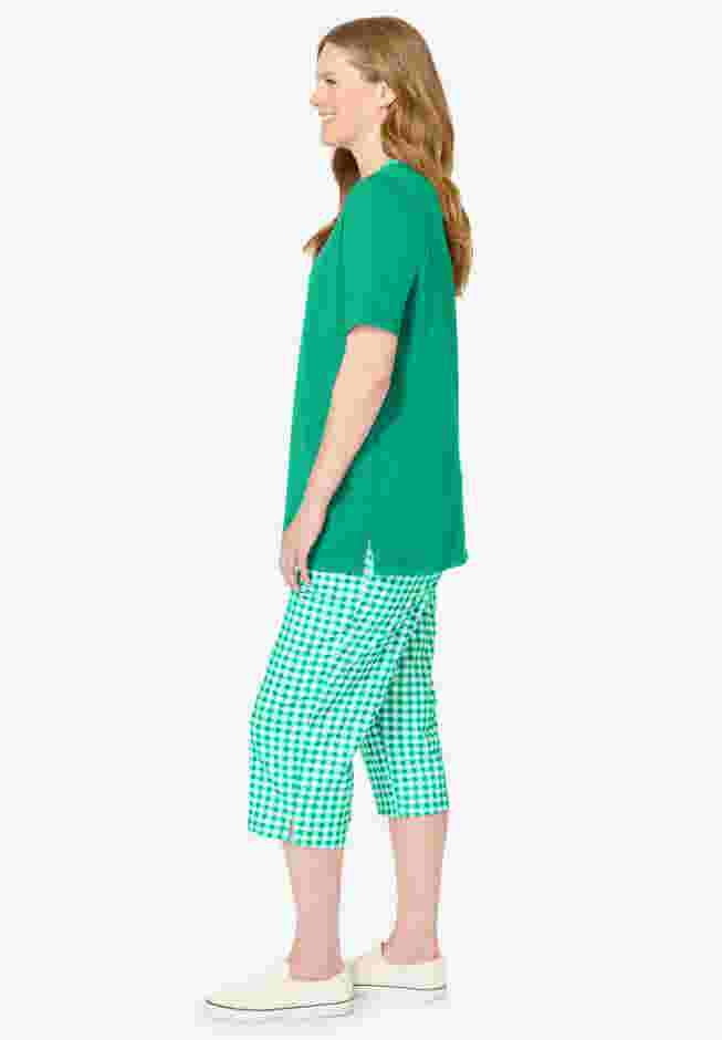 2-Piece Tunic Capri Set image number 2