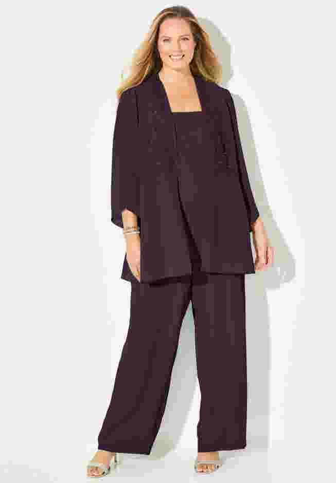 Masquerade Beaded Pant Set image number 0