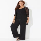 Luxe Lace 3-Piece Pant Set image number null