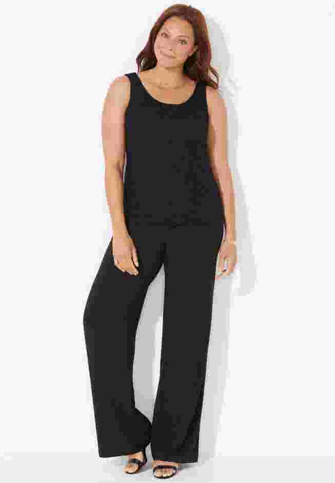 Luxe Lace 3-Piece Pant Set image number 3