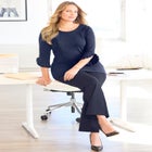 Crepe Ruffle Sleeve Top image number null