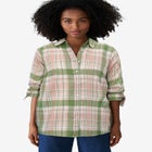Plaid Flannel Shirt image number null
