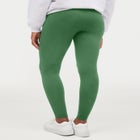 Cotton Spandex Elastic Waist Full Length Leggings image number 1