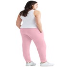 French Terry Drawstring Elastic Waistband Jogger image number null