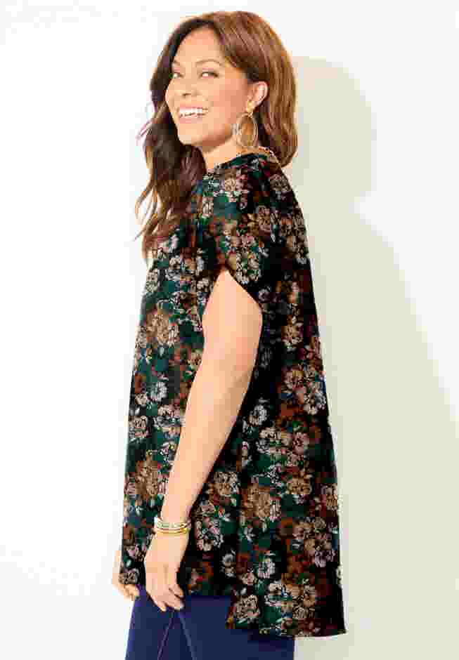 Dolman Sleeve Georgette Top image number 2