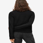 V-Neck Button Front 100% Cotton Everyday Cardigan image number null