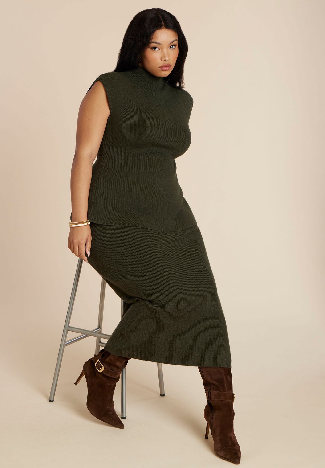 Open Back Sweater Top image number 2