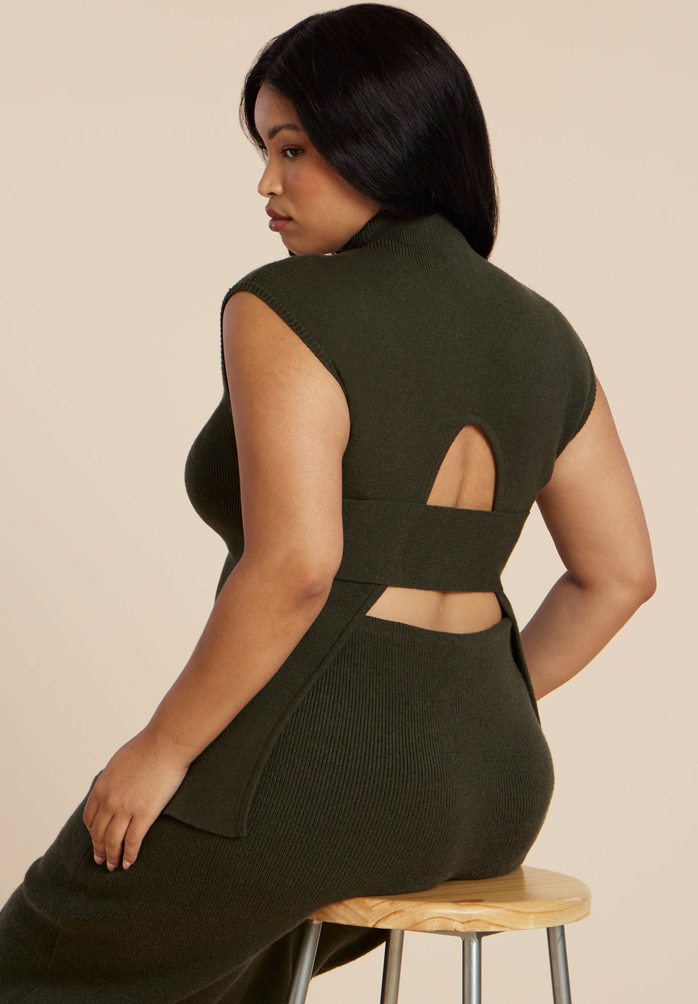 Open Back Sweater Top image number 0