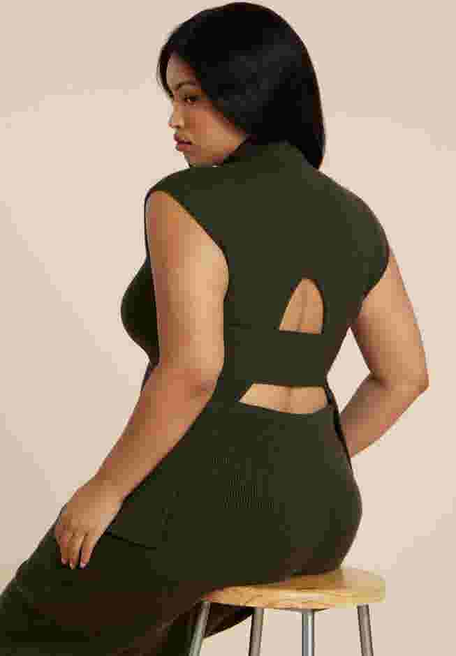 Open Back Sweater Top image number 0