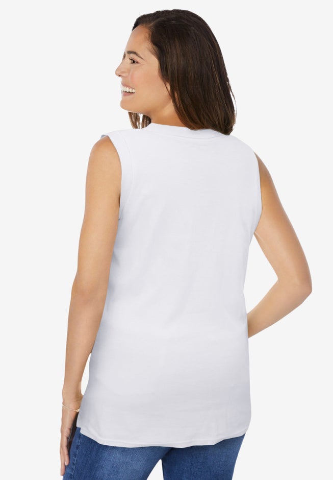 Sleeveless Polo Tunic image number 1