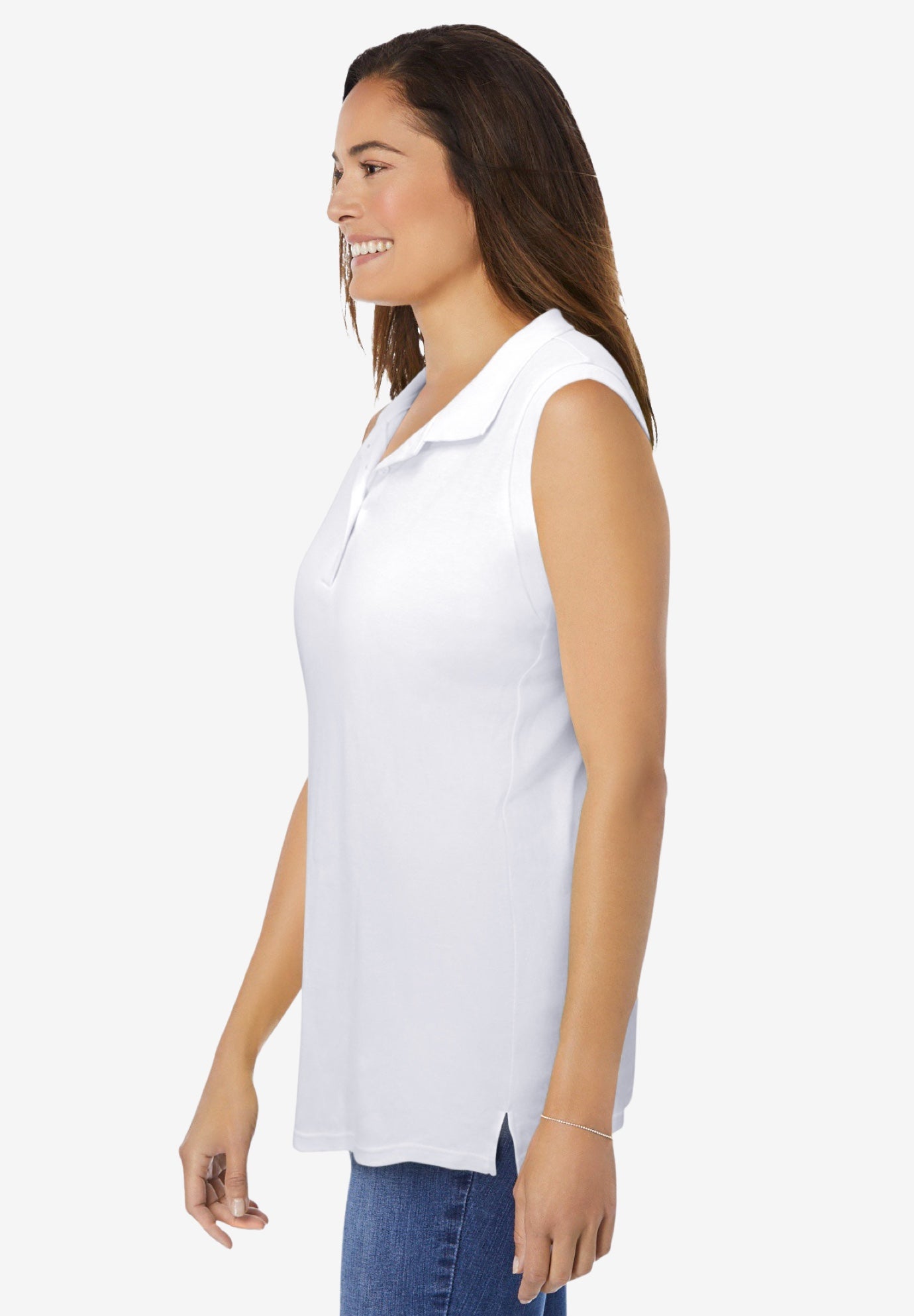 Sleeveless Polo Tunic image number 2