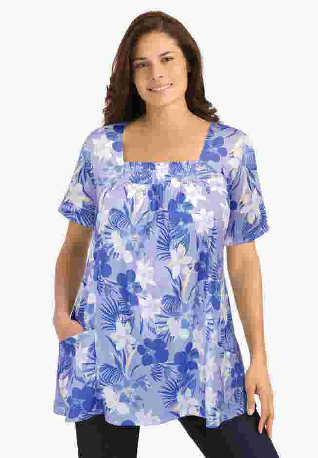 7-Day Smock Trapeze Tunic image number 0