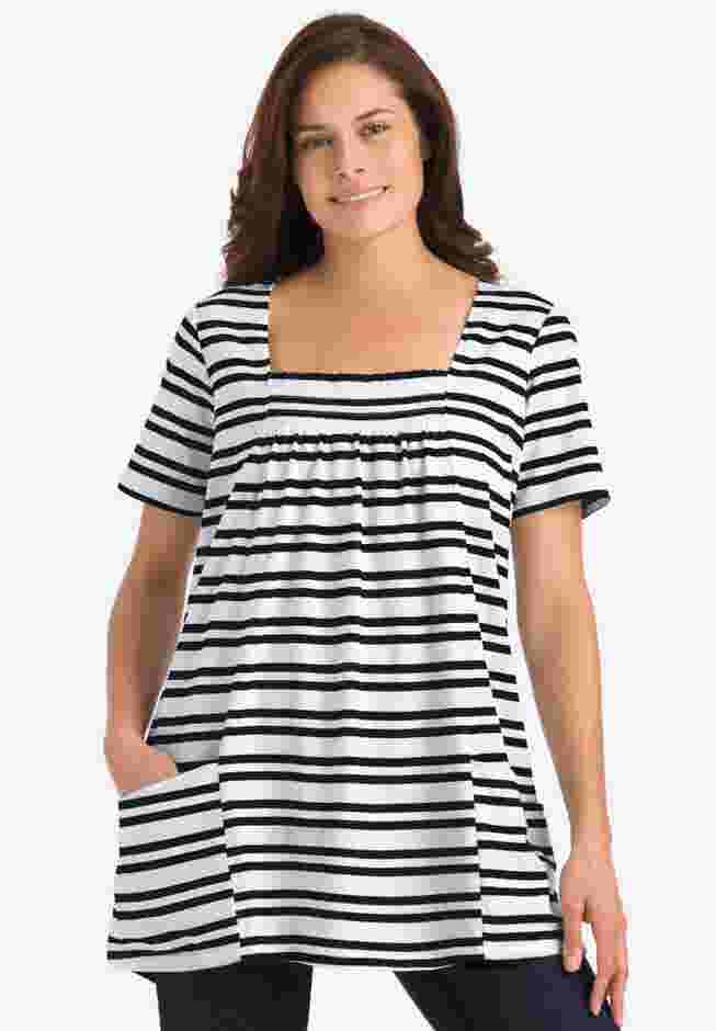7-Day Smock Trapeze Tunic image number 0
