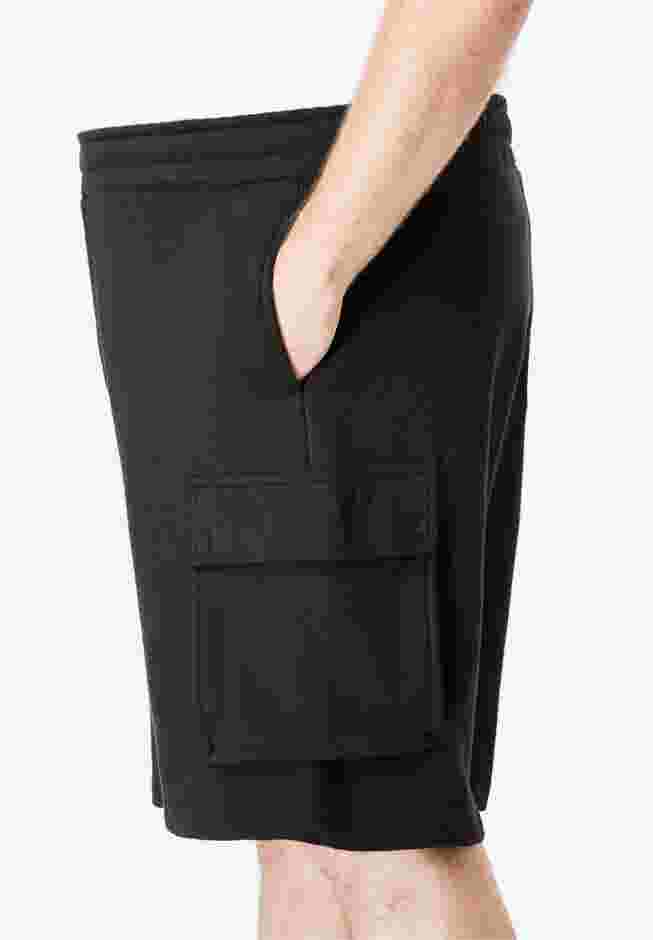 10" Fleece Cargo Shorts image number 4