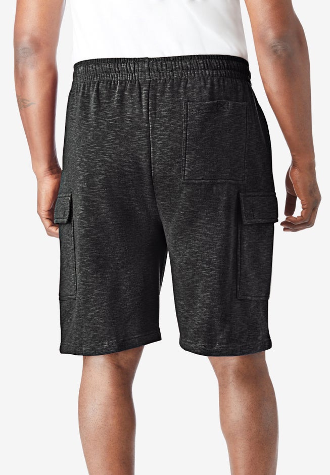 10" Fleece Cargo Shorts image number 2