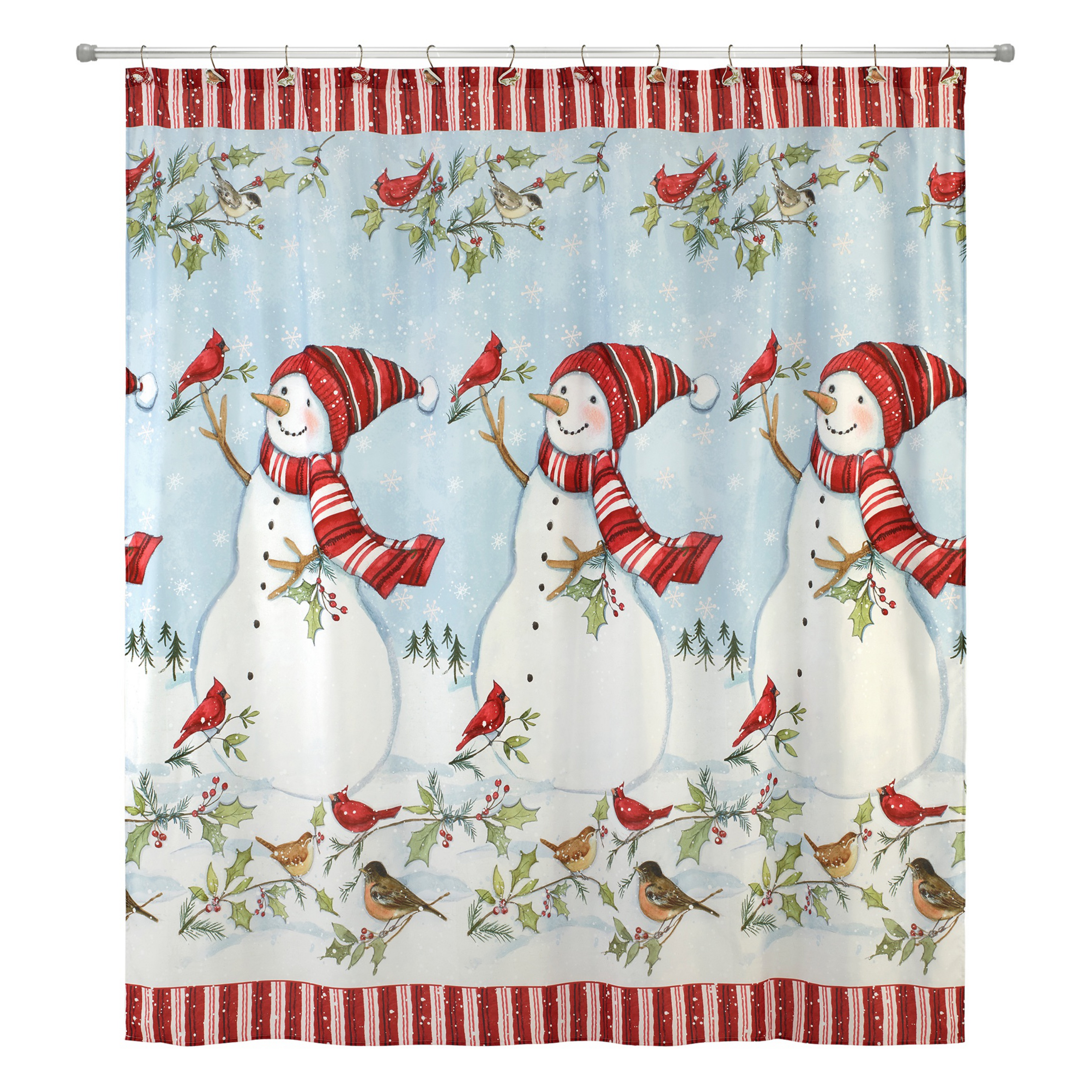 Holiday Shower Curtain image number 2