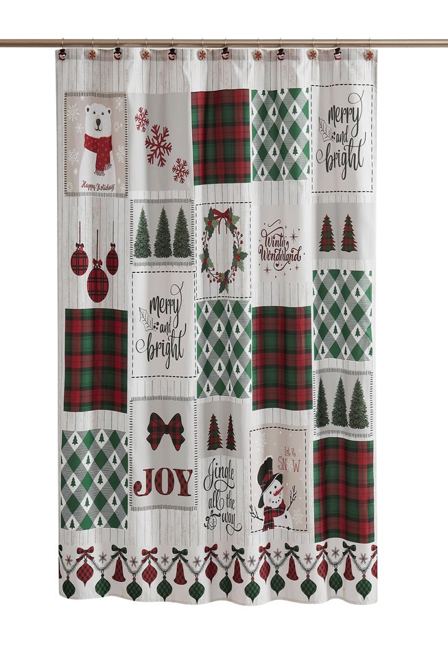 Holiday Shower Curtain image number 1