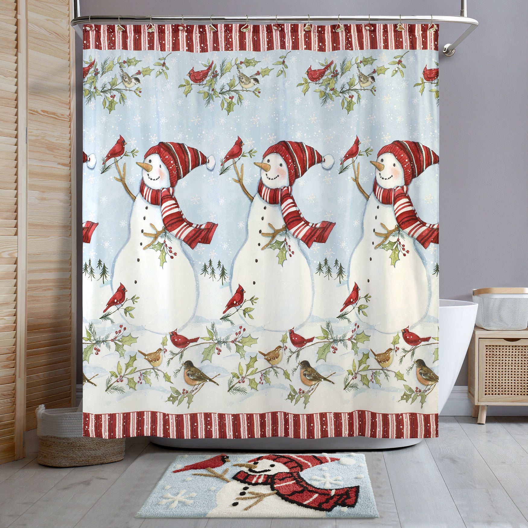 Holiday Shower Curtain image number 0