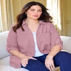 Brushed Rib Cozy Button Front Tunic image number 0