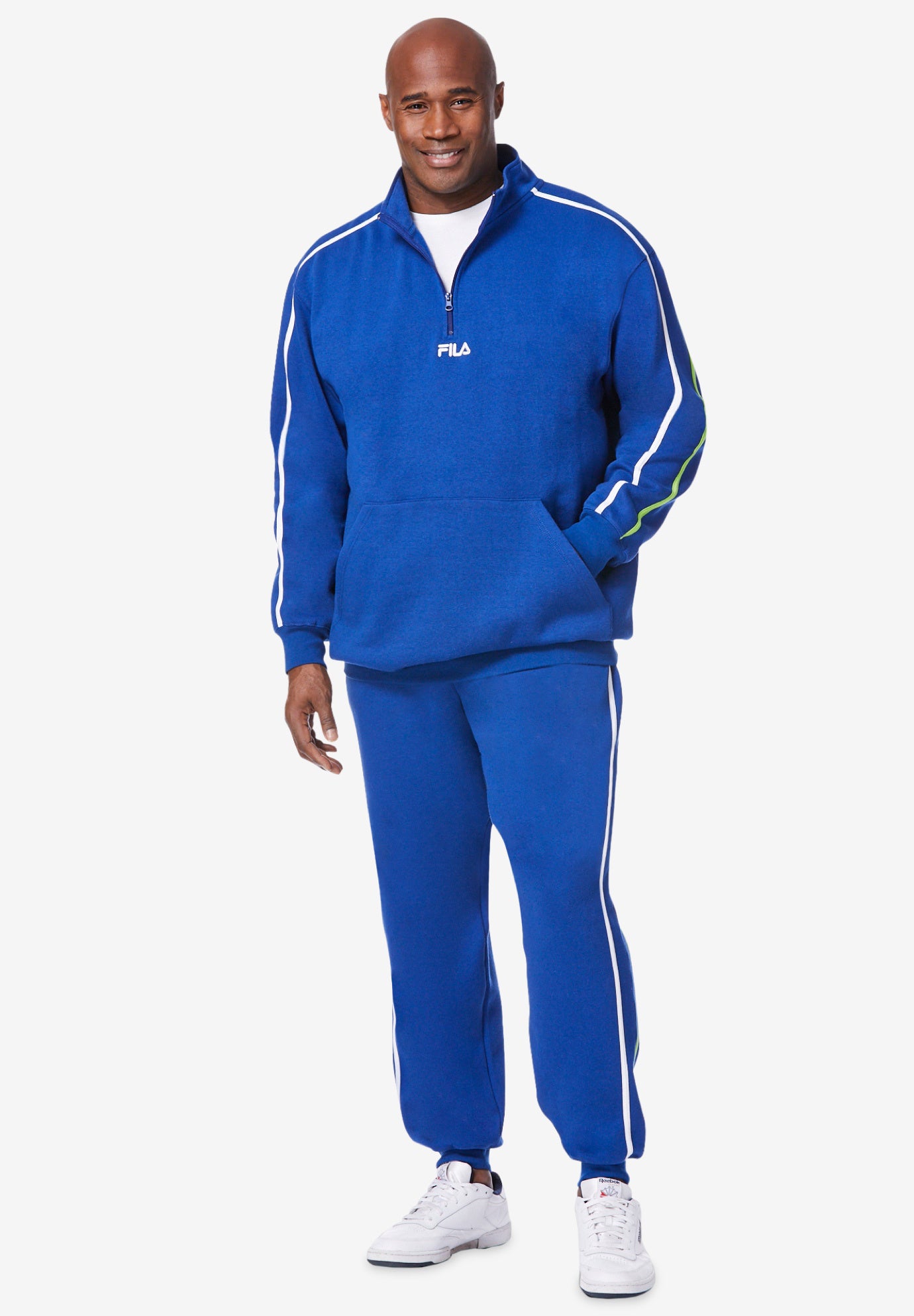 FILA® Fleece 1/4 Zip Tracksuit image number 2