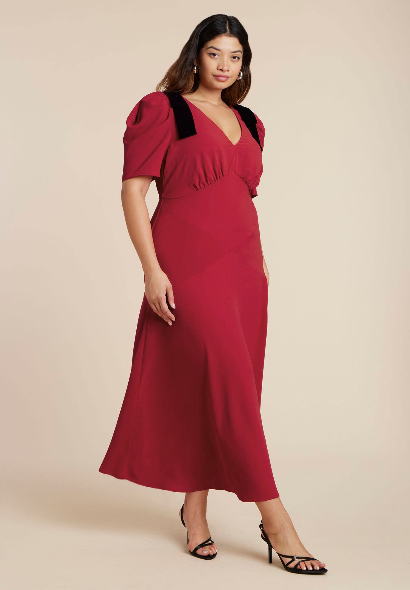 Flowy Bow Detail Maxi Dress image number 0