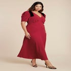 Flowy Bow Detail Maxi Dress image number null