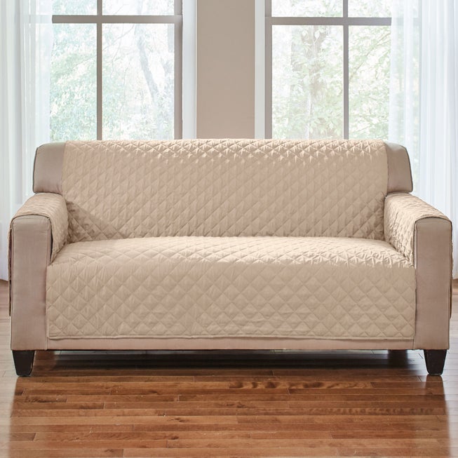 BH Studio Water-Repellent Microfiber Loveseat Protector image number 0