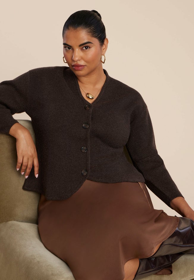 Structured Lurex Cardigan image number 0