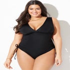 Adjustable V-Neck One Piece image number null