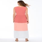 Colorblock Tiered Dress image number null