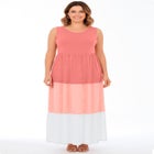 Colorblock Tiered Dress image number null