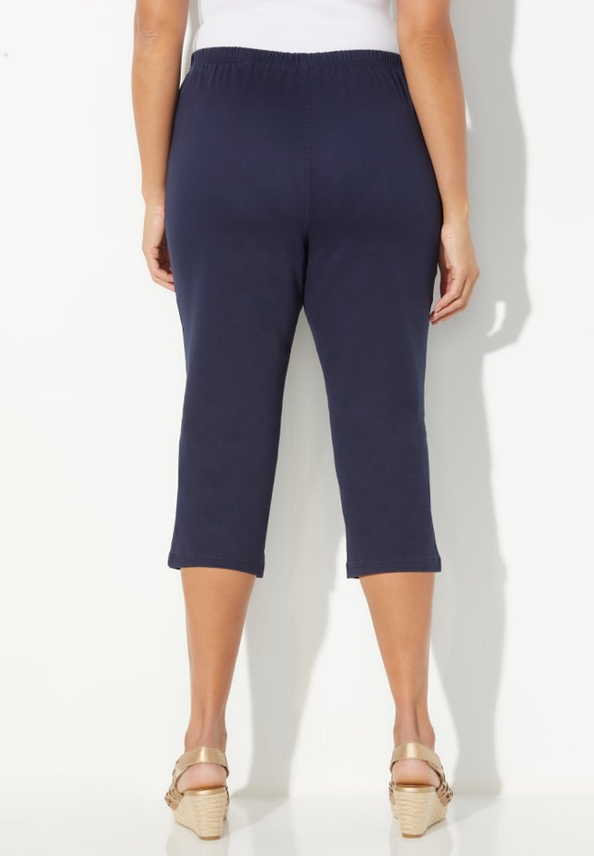 Everyday Cotton Twill Capri image number 1