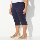 Everyday Cotton Twill Capri image number null