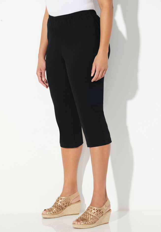 Everyday Cotton Twill Capri image number 2