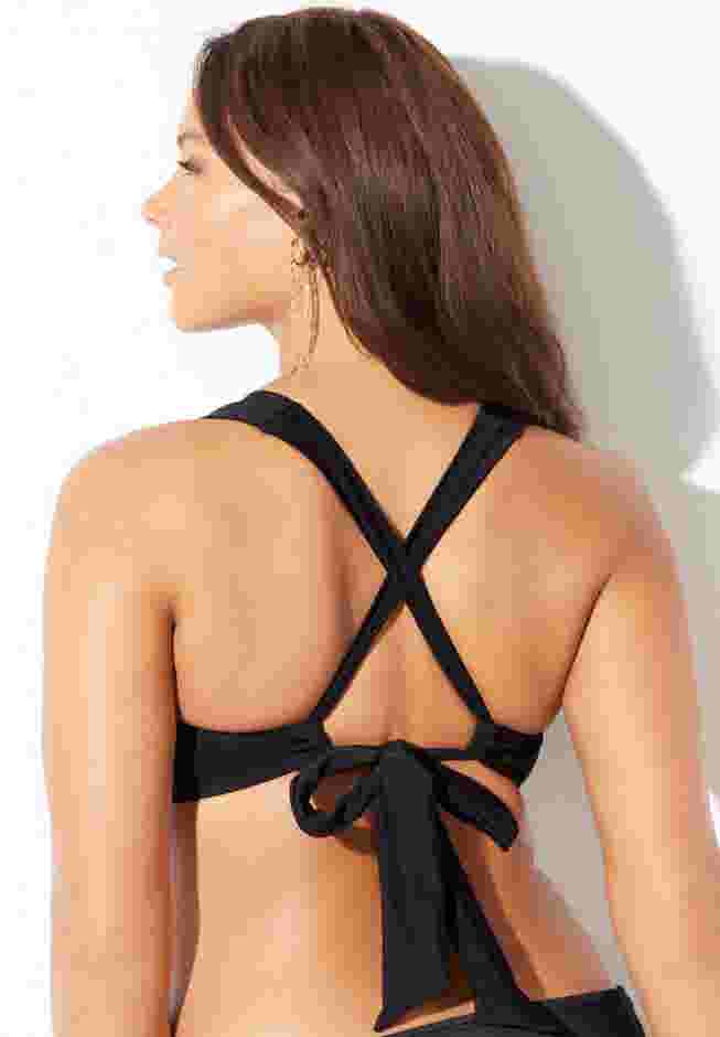 Lace-Up Bikini Top image number 1