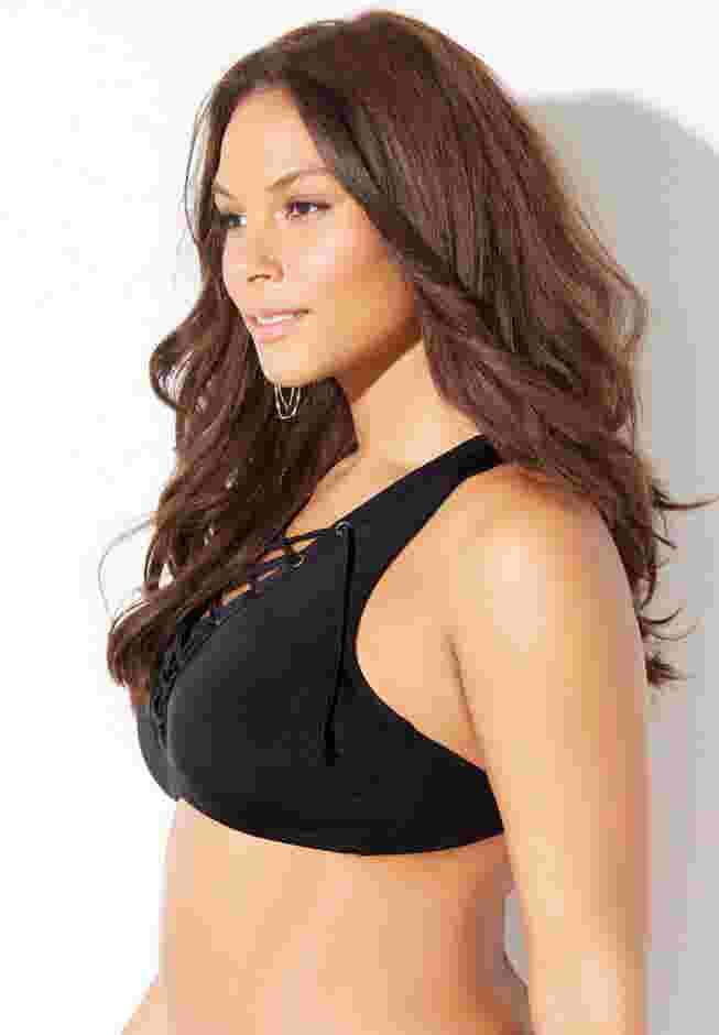 Lace-Up Bikini Top image number 3