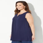 Sleeveless Gauze Tunic image number null