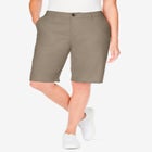 Adjustable Waist Chino Short image number null