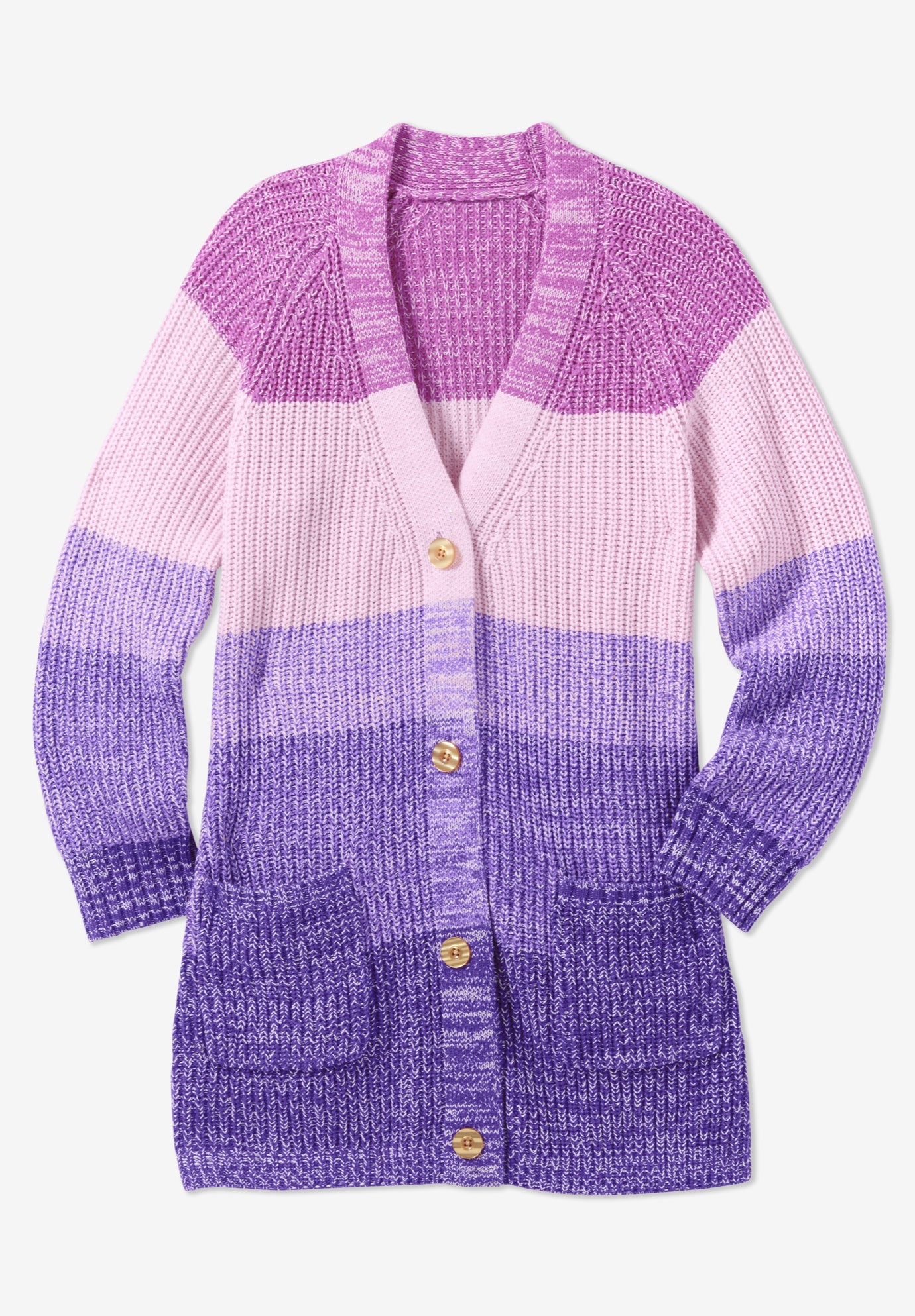 Ombre Shaker Cardigan image number 5