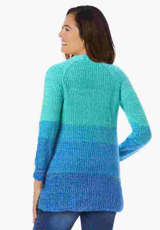 Ombre Shaker Cardigan image number 1