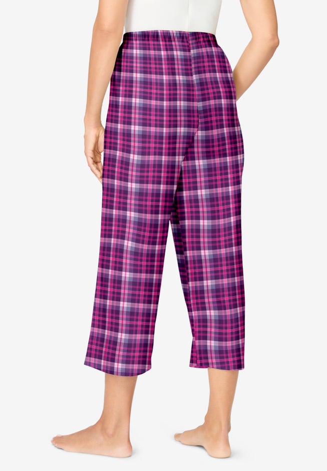 Woven Sleep Capri Pant image number 1