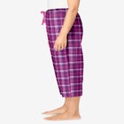 Woven Sleep Capri Pant image number null