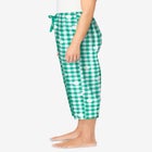 Woven Sleep Capri Pant image number null