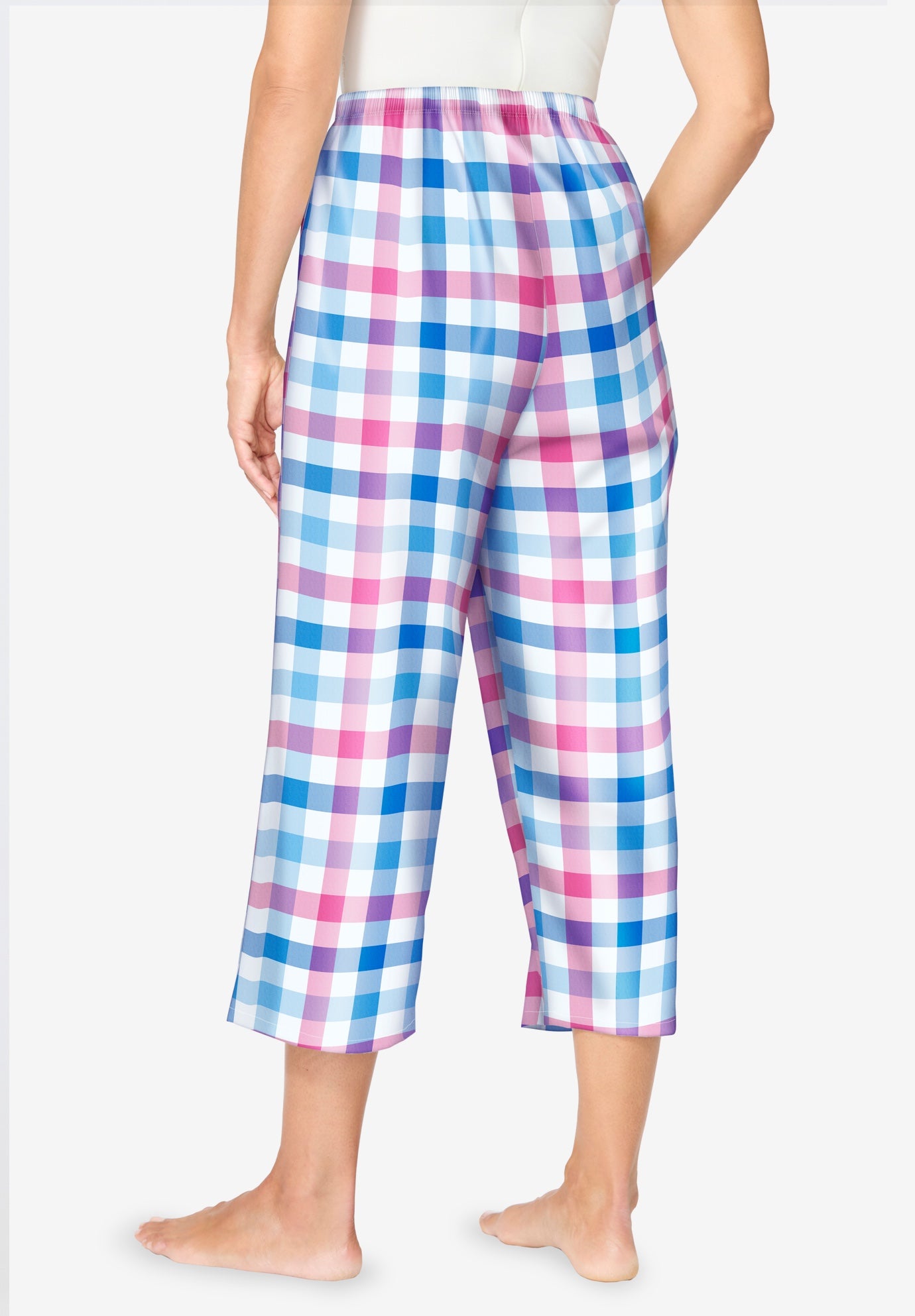 Woven Sleep Capri Pant image number 1