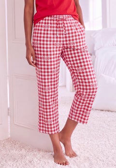 Woven Sleep Capri Pant